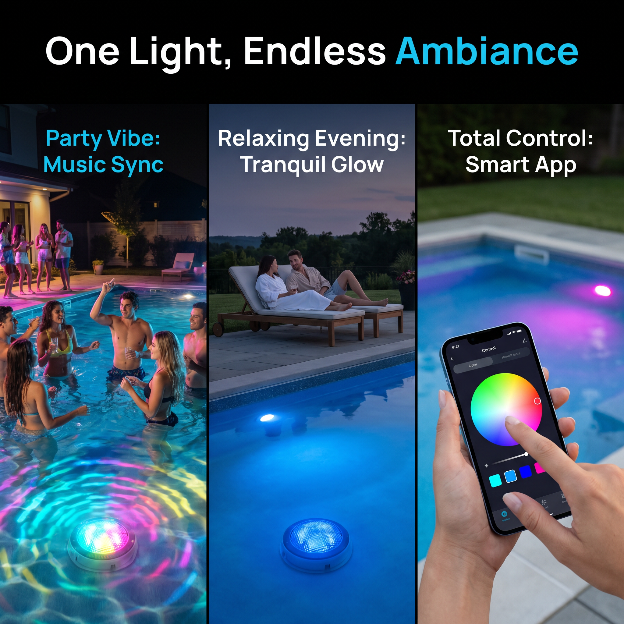 Smart LED Pool Lights