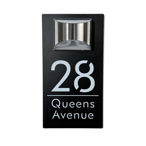 Custom Fashionable Solar-Powered House Numbers