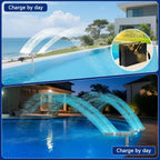 Solar-Powered Pool Fountains