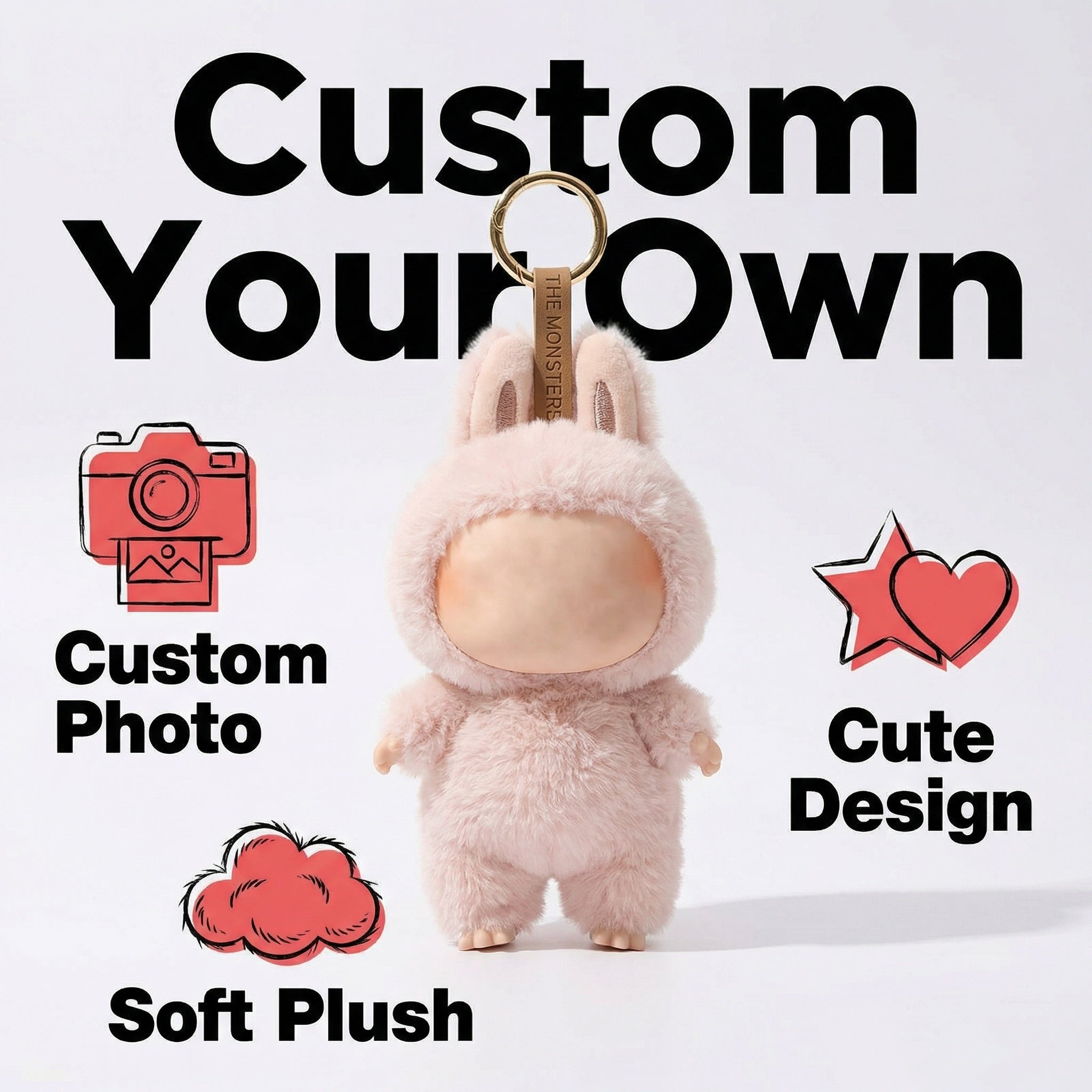 Custom Plush Toy Keychains