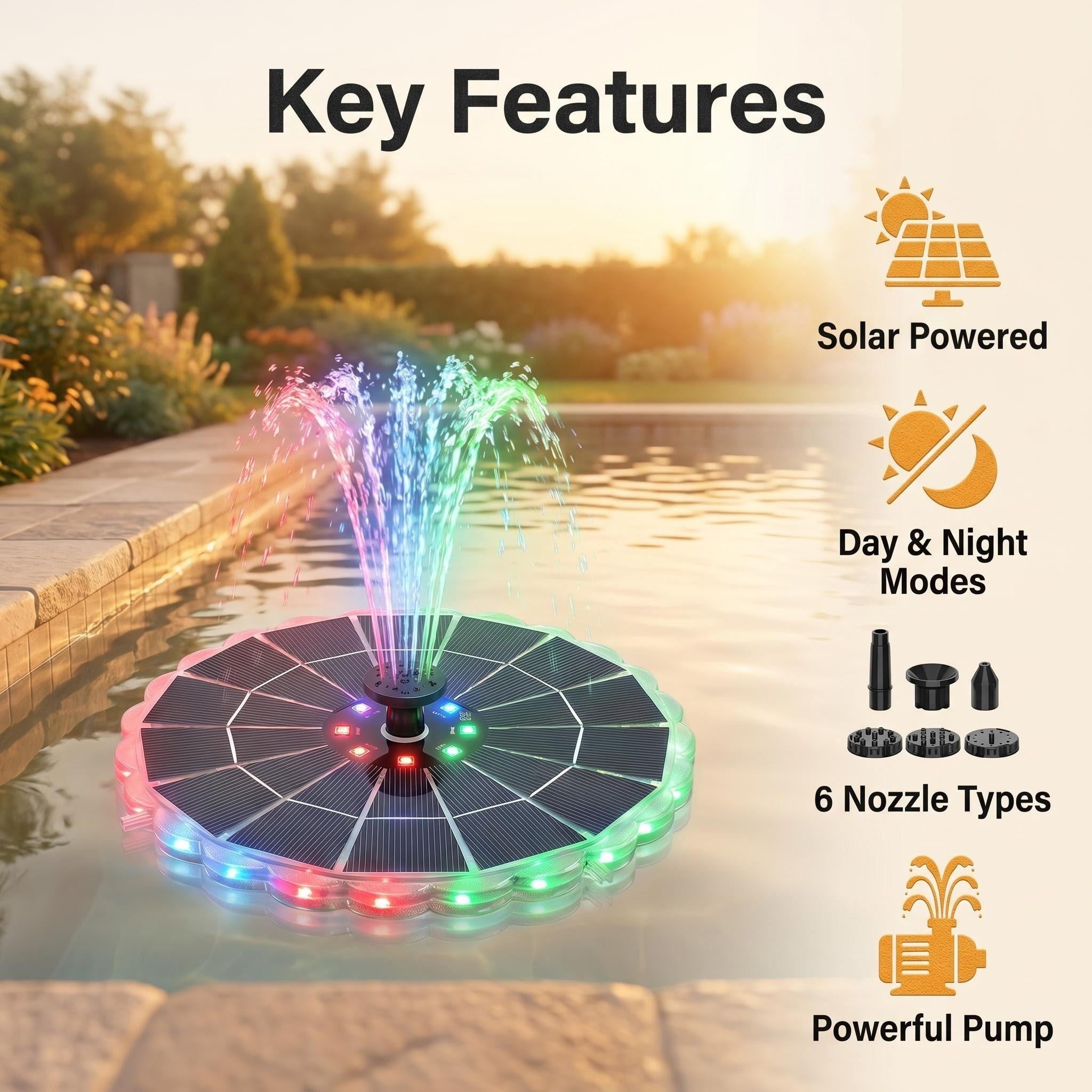 Multifunctional Solar Fountain