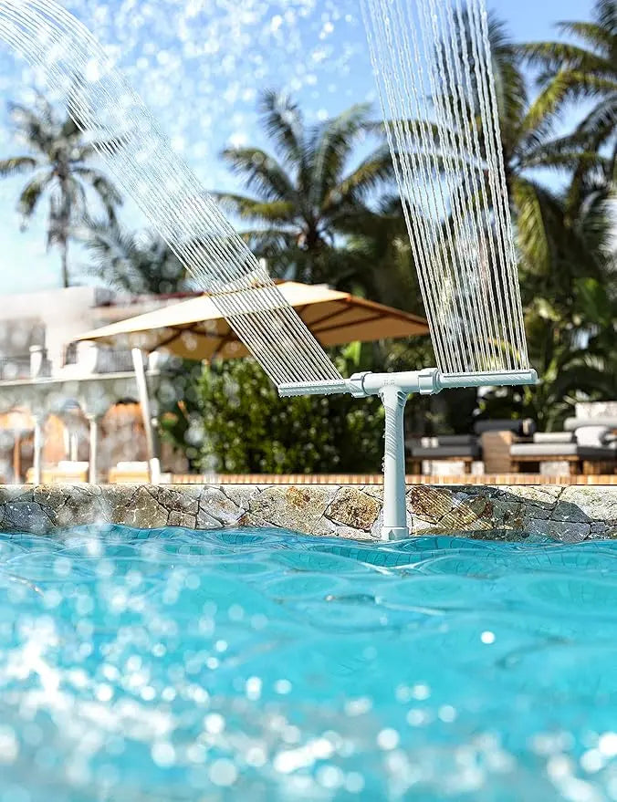 Solar-Powered Pool Fountains