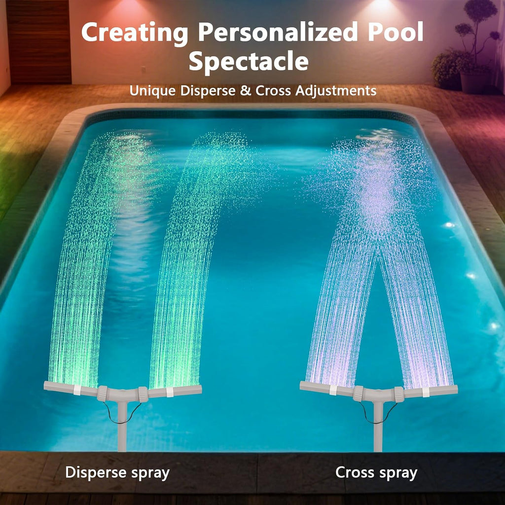 Solar-Powered Pool Fountains