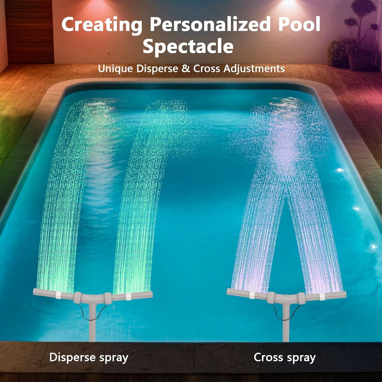Solar-Powered Pool Fountains