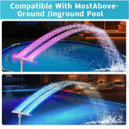 Solar-Powered Pool Fountains