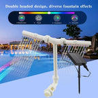 Solar-Powered Pool Fountains