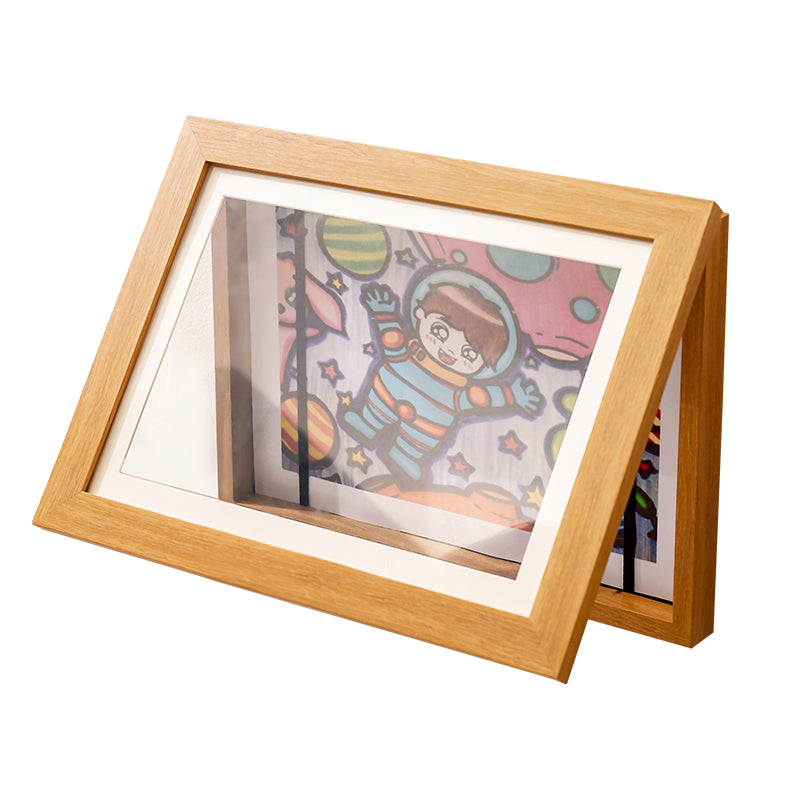 Wooden Magnetic Photo Frame