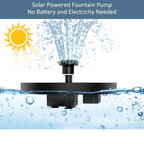 Solar-powered fountain Pool/Garden/Bathtub