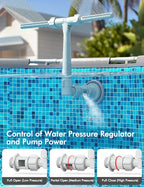 Solar-Powered Pool Fountains
