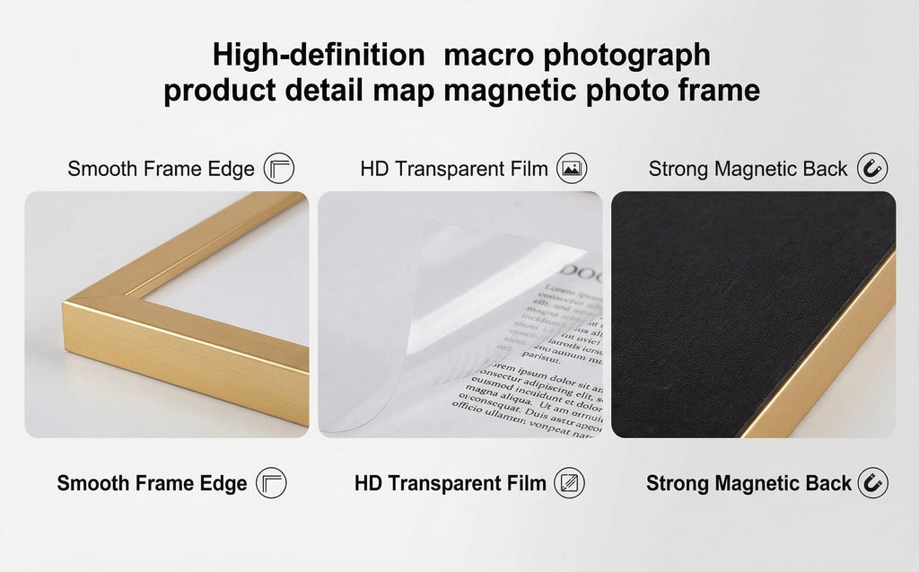 Magnetic photo frame