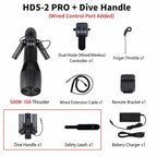 Enhanced 2-in-1 Underwater Scooter