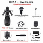 Enhanced 2-in-1 Underwater Scooter